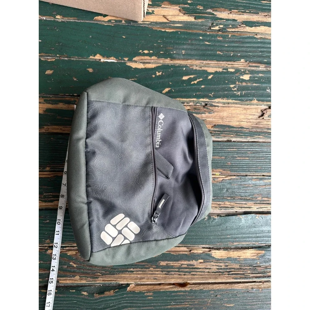 Columbia Roll Top Insulated Lunch Bag Cooler Green Grey 1-11023-01-72